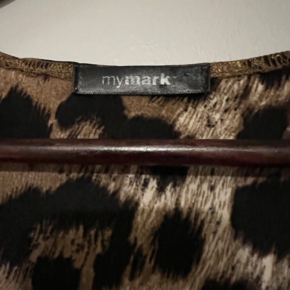 Long and large leopard print blouse - Picture 3 of 3